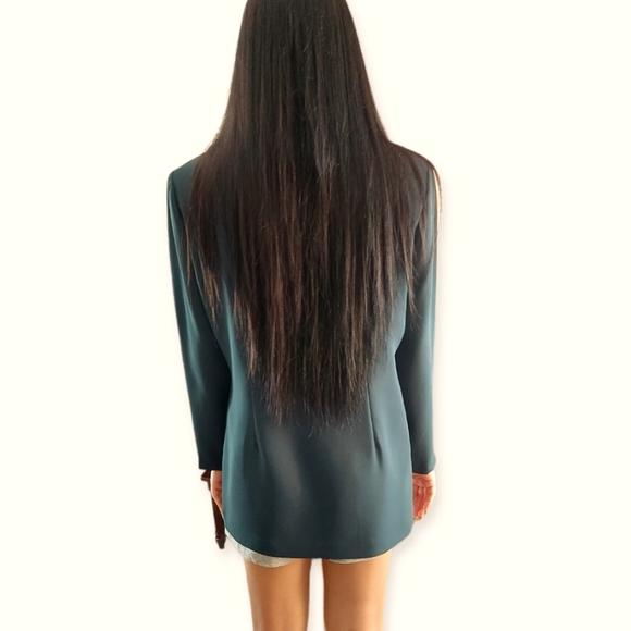 Vintage one button blazer - Picture 3 of 14